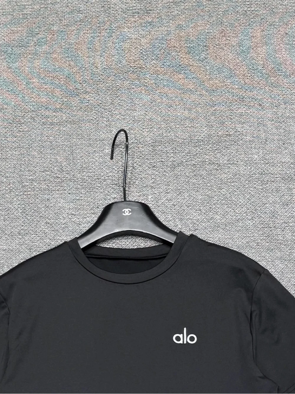 ALO Yoga Black Cropped Tank Top